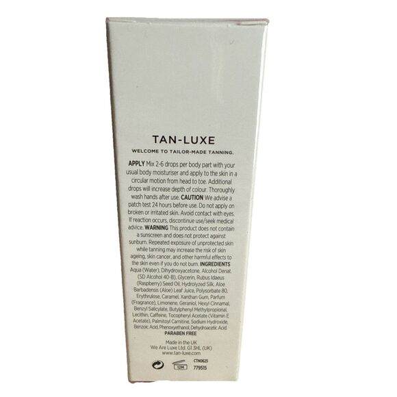 Tan-Luxe The Body Illuminating Self Tan Drops Serum Light/Medium 1.01 Oz SEALED - Picture 3 of 6